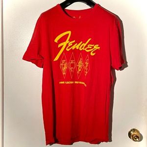 Lucky Brand Fender distressed graphic T, LRG